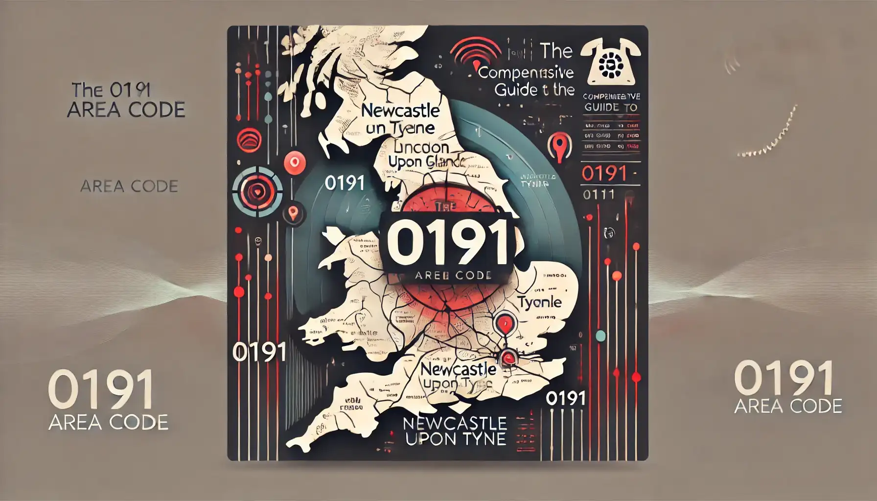 0191 area code uk
